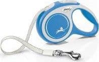 Flexi New Comfort XS Tape 3 m, Universal, Utdragbart koppel, Blå, Band, 12 kg, Monokromatiskt