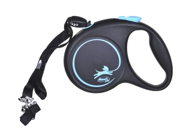 flexi Black Design M snor 5 m, 20 kg, blå