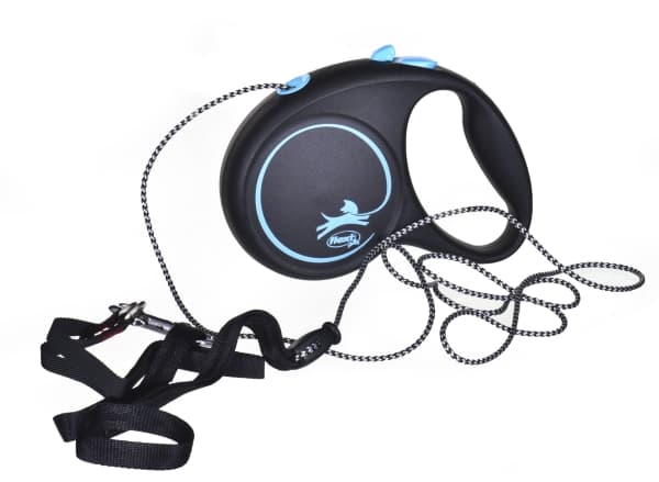 flexi Black Design M snor 5 m, 20 kg, blå