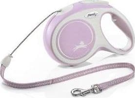 Flexi 4000498043400, Hund, Utdragbart koppel, Rosa, Nylon, Band, 8 kg