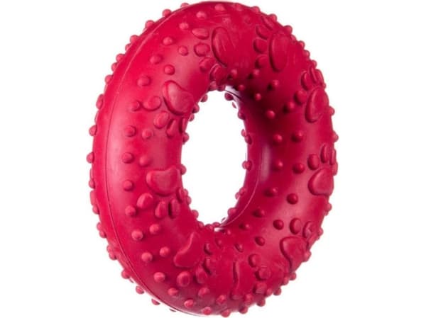 Barry King Ring hundleksak röd 9 cm