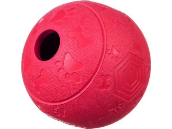 Barry King godbitball med labyrint rød M 8 cm