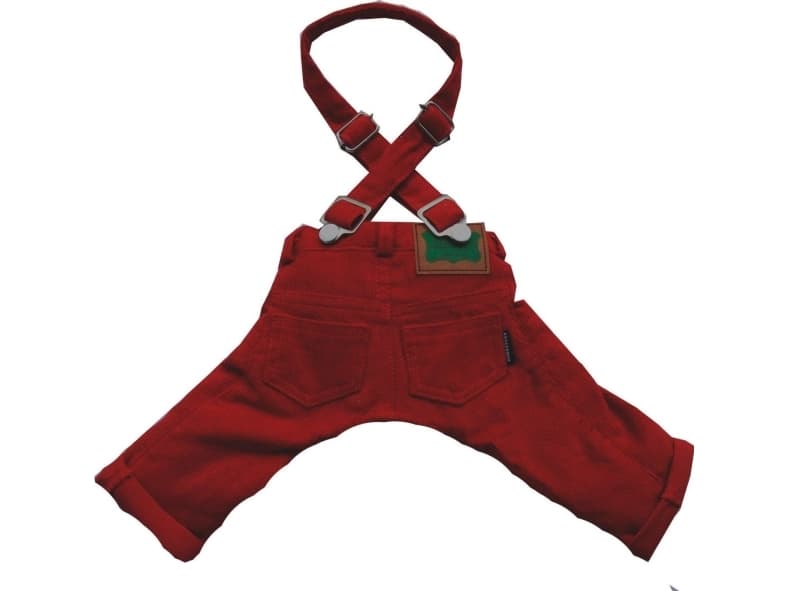 DoggyDolly Corduroy Trousers, red, size S