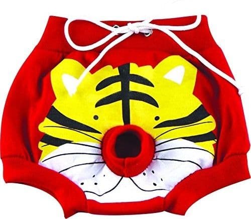 DoggyDolly Red tiger shorts. L