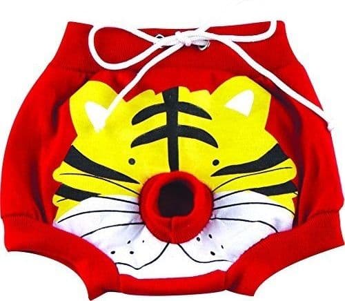 DoggyDolly Red tiger shorts. XXL