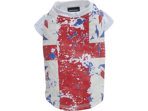 DoggyDolly GB T-shirt, vit,XL 33-35cm/51-53cm