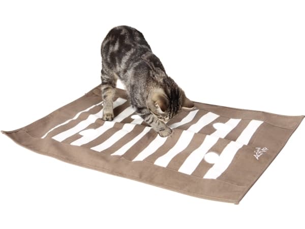 Trixie Katt Aktivitetsfilt, 70 × 50 cm, brun/grädde