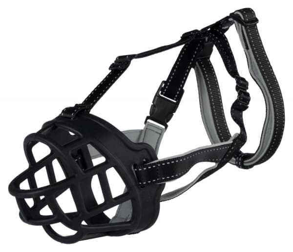 Trixie Muzzle Flex Muzzle, silikon, L-XL, svart
