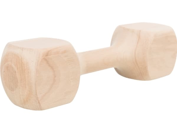 Trixie Apportbuk træ kantet 400g