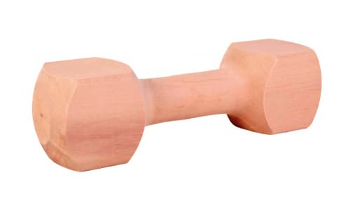 Trixie Apportbuk træ kantet 400g
