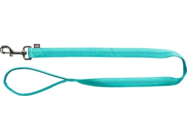 Trixie Softline Elegance dog leash, aqua blue/petrol, L - XL: 1.00 m/25 mm