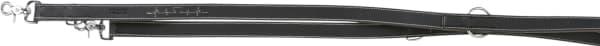 Trixie Rustic fedtl. justerb.line Heartbeat,m–L: 2.00m/20mm, sort