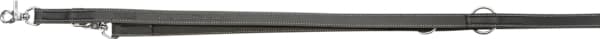 Trixie Rustic fedtl. justerb.line Heartbeat,m–L: 2.00m/20mm, sort