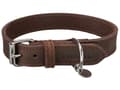 Miniatyrbild 2 av 5: Trixie Rustic fettg.läderhalsband, M-L: 42-48 cm/25 mm, mörkbrun