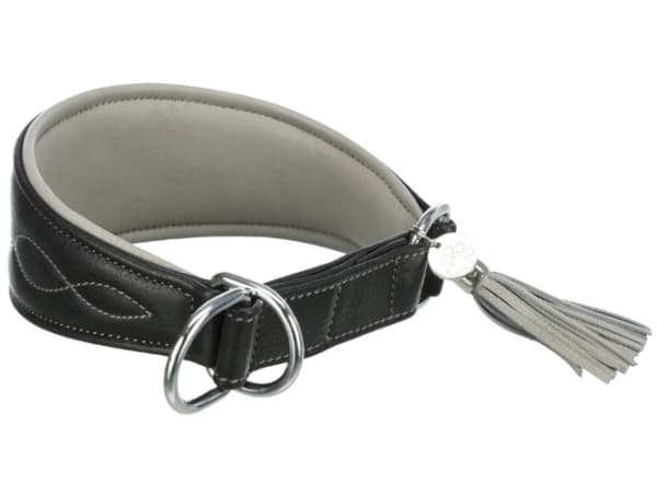 Trixie Active Comf.halsb.t.greyhounds,XS–S:24–31 cm/50 mm,sort/grå