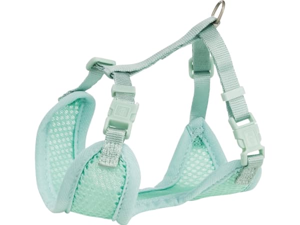 Trixie Junior puppy soft sele m. line, 26–34 cm/10 mm, 2 m, mint
