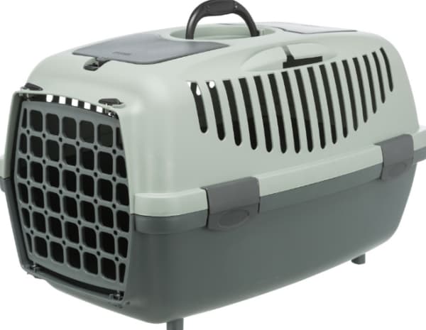 Trixie Be Eco Capri 3 transport box, S: 40x38x61 cm, grå/grå-grøn