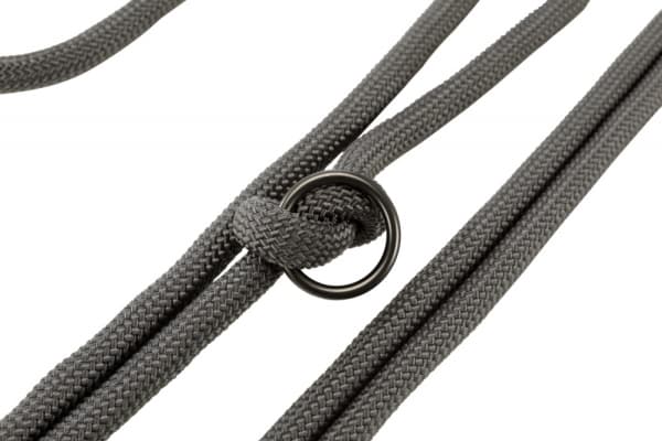 Trixie BE NORDIC justerbar line, L–XL: 2.00 m/ø 13 mm, Mørkegrå/bru