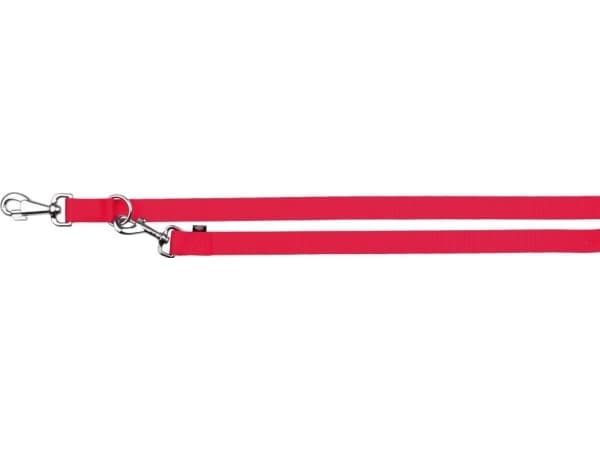 Trixie Classic Adjustable Leash - Red 1.5 cm XS-S
