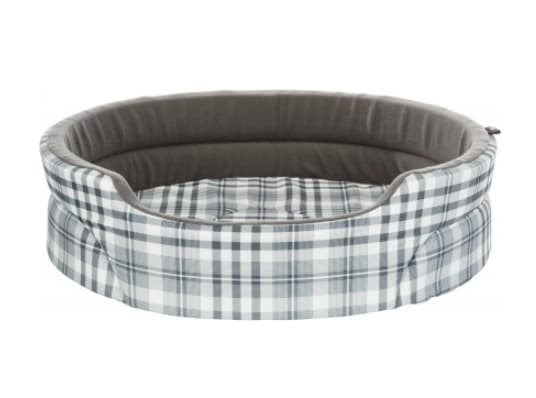 TRIXIE 37024, Donut lemmikkieläinten sänky, sisätiloissa, koira, harmaa, valkoinen, soikea, kuvio, kuvioitu