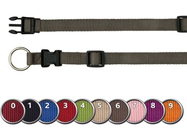 Trixie Collar Premium, S - M: 25-40 cm/15 mm, red