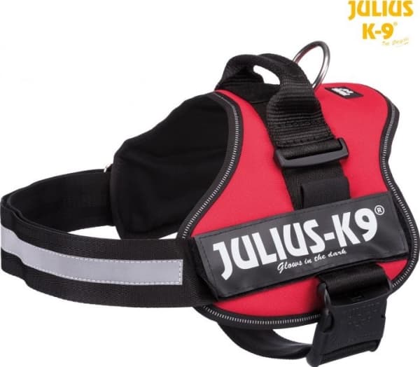 Trixie Julius-K9 Harness, Size 3/XL: 82-118 cm, red