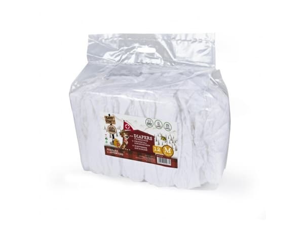 Barry King Hundblöjor, M, midjeomfång 46-60 cm, 12 st.