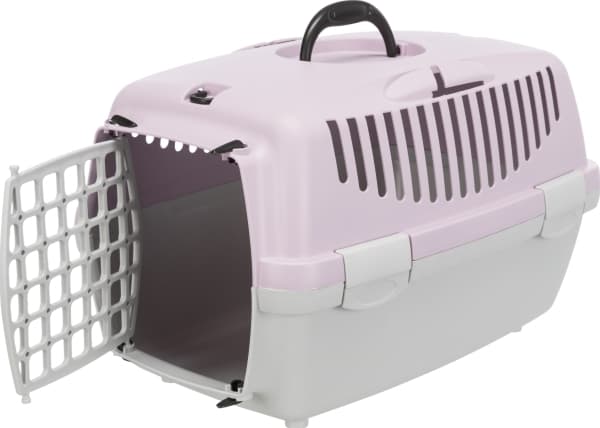 Trixie Capri 1 transport box, XS: 32x31x48 cm, lysegrå/lys lilla