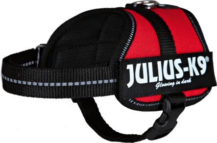 Trixie Julius-K9 harness, Mini-Mini/S: 40-53 cm, red