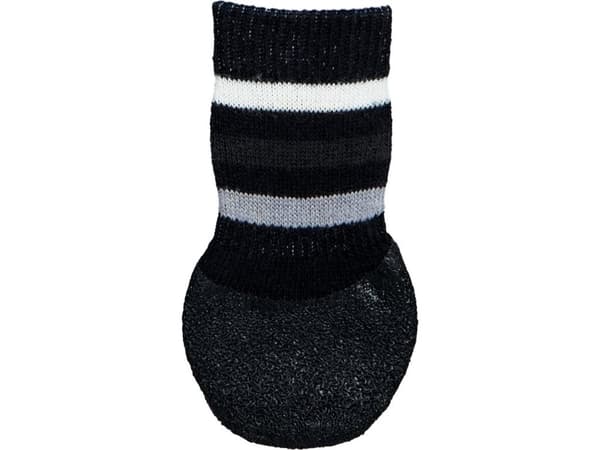Trixie Hundesokker, non-slip, S–M, 2 stk., sort
