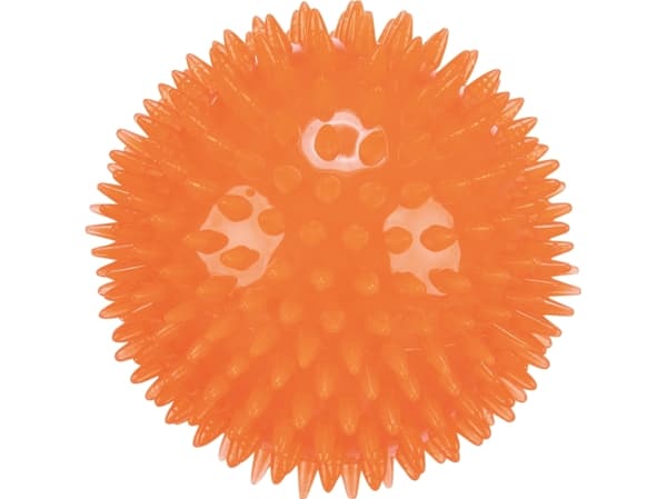 Trixie Pindsvinebold, termoplastisk gummi, ø 8 cm, ass. farver
