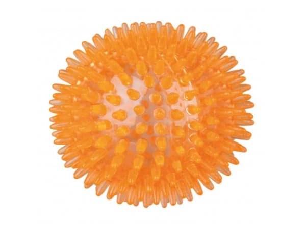 Trixie Pindsvinebold, termoplastisk gummi, ø 8 cm, ass. farver