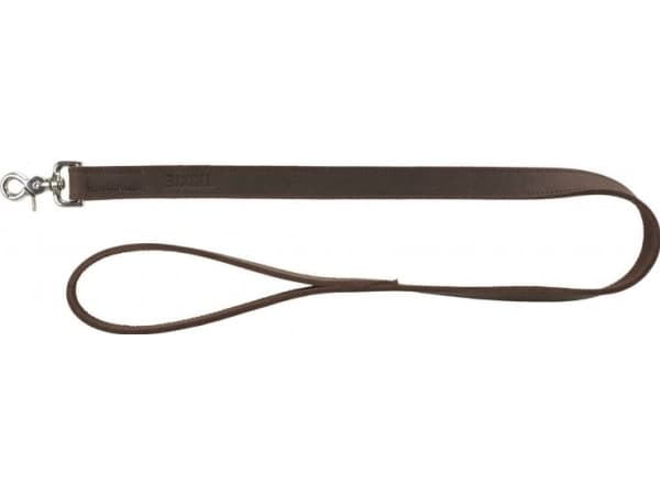 Trixie Rustic fedtg.læder line, L–XL: 1.00 m/25 mm, mørkebrun