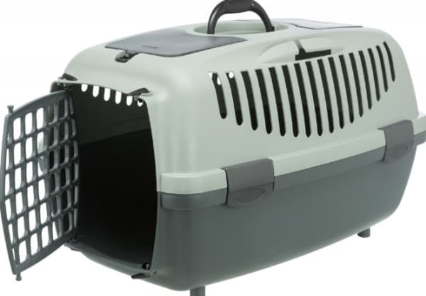 Trixie Be Eco Capri 2 transport box, XS–S:37x34x55 cm, grå/grå-grøn