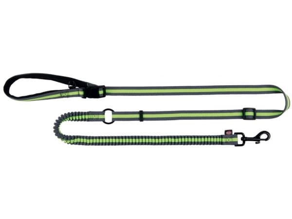 Trixie Jogging line, 1.33–1.80 m/20 mm, grå/grøn