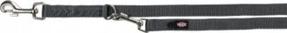 Trixie Premium adjustable leash, double, XS–S: 2.00 m/15 mm, graphi