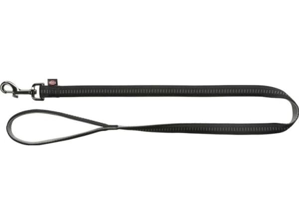 Trixie Softline Elegance dog leash, black/graphite, M - L: 1.00 m/20 mm