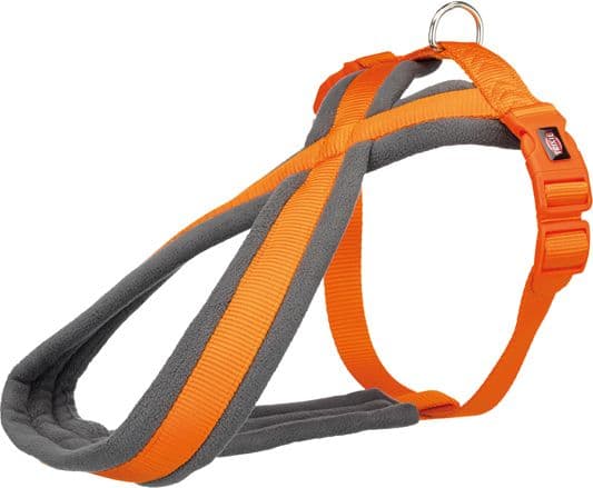 Trixie Premium touring harness, S: 35–65 cm/20 mm, papaya