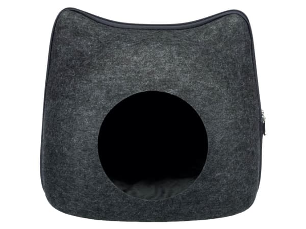 Trixie Kattehule, felt, 38 × 35 × 37 cm, anthracite
