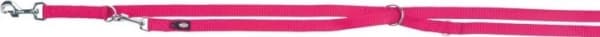 Trixie Premium adjustable leash, XS–S: 2.00 m/15 mm, fuchsia