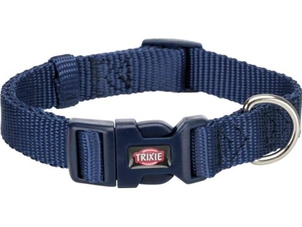 Trixie Premium halsbånd, S: 25–40 cm/15 mm, indigo