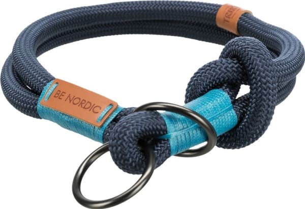Trixie BE NORDIC, dog collar, dark blue/light blue, L: 50 cm/o 13 mm