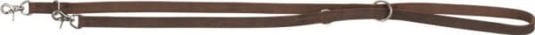 Trixie Rustic fedtg.læder justerbar line, L–XL: 2.00 m/25 mm, mørke