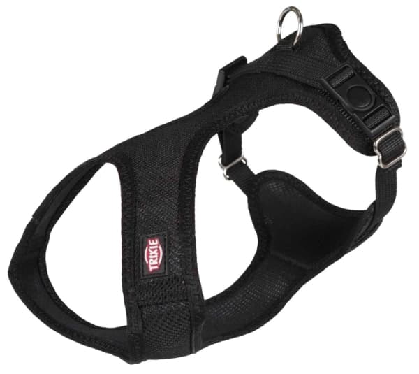 Trixie Soft sele, XXS-XS: 25-35 cm / 15 mm, sort