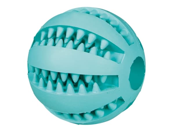 Trixie Denta Fun baseball, Mintfresh, naturgummi, ø 6 cm