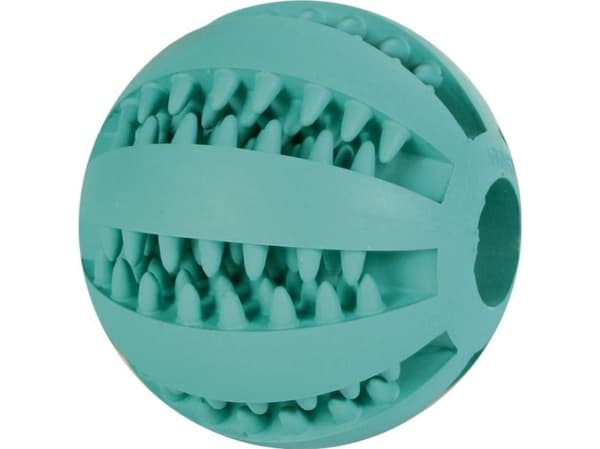 Trixie Denta Fun baseball, Mintfresh, naturgummi, ø 6 cm