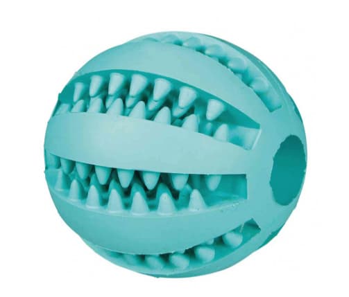 Trixie Denta Fun baseball, Mintfresh, naturgummi, ø 6 cm
