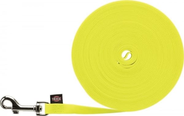 Trixie Easy Life tracking leash, 10 m/13 mm, neon yellow