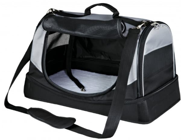 Trixie Transporttaske Holly, 50 × 30 × 30 cm, sort/grå