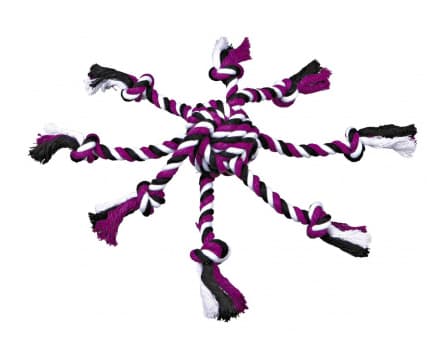 Trixie Denta Fun rope toy, ø 7 cm/44 cm, ass. farver